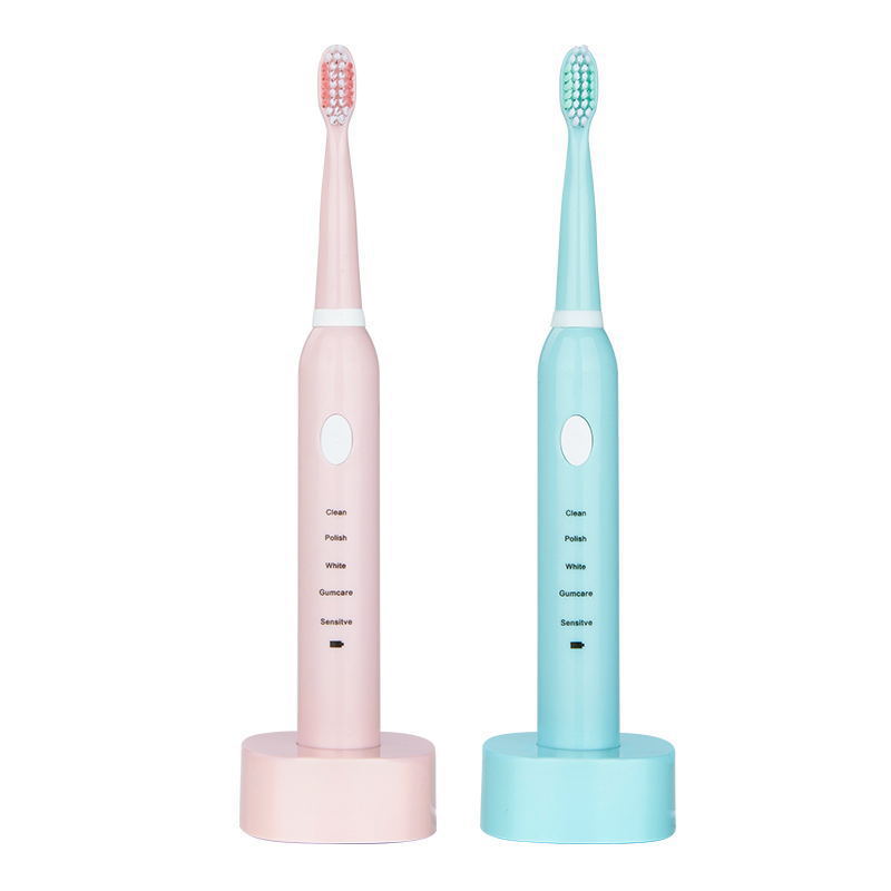Taobao Foreign Trade Electric Toothbrush Adult Usb Charging Toothbrush Sonic Wave Automatic Soft Bristle Toothbrush Waterproof Couple