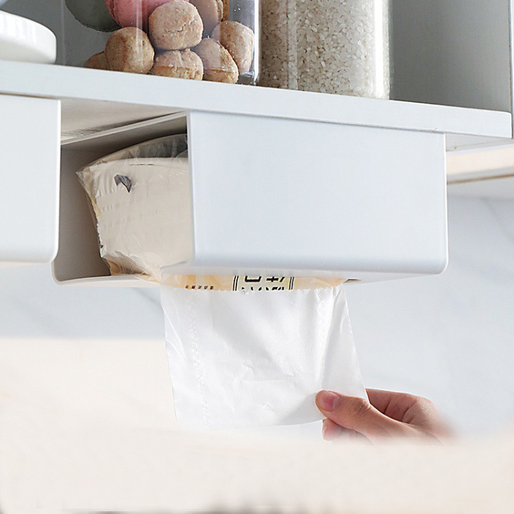 Plastic Tissue Box Wall Hanging White Nordic Wall Hanging Tissue Box Kitchen Wall Hanging Tissue Box Pasted Tissue Holder