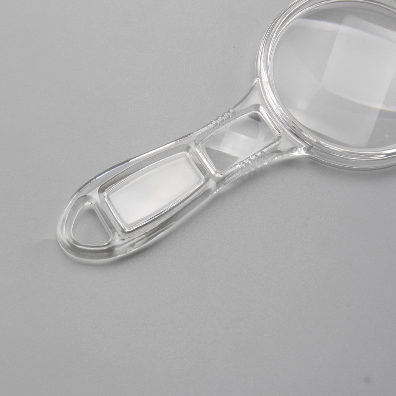 新款热销 TH-5001高透明手持式亚克里放大镜 3X/6X全透明放大镜详情图2
