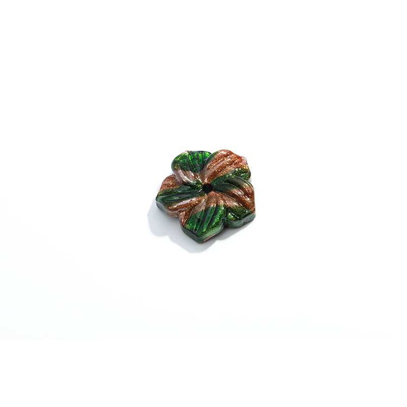 晗钰缘/金沙混色琉璃/diy手工材白底实物图