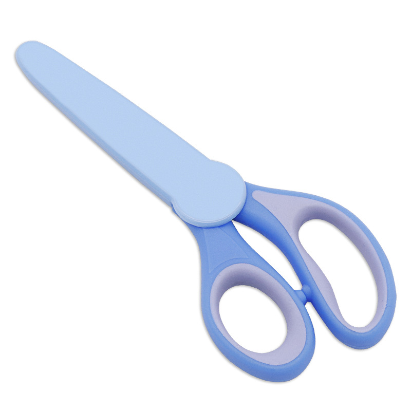 6-inch creative student stationery scissors, rubber and plastic children's scissors from Yangjiang manufacturer Application Scenario