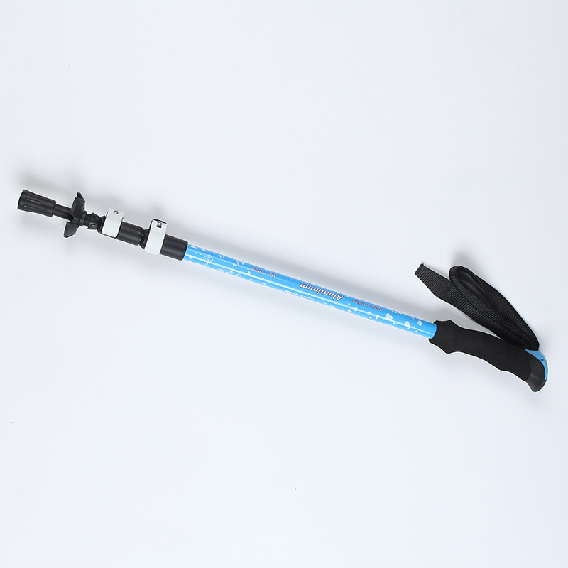 Wholesale of outdoor safety hiking trekking poles, aluminum alloy climbing support and outer lock trekking poles exclusively for foreign trade details Picture