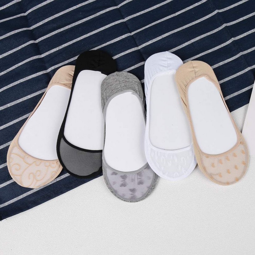 Spring and Summer new simple and breathable women's invisible socks, Shuxinyuan fine mesh invisible women's socks manufacturer wholesale details Picture