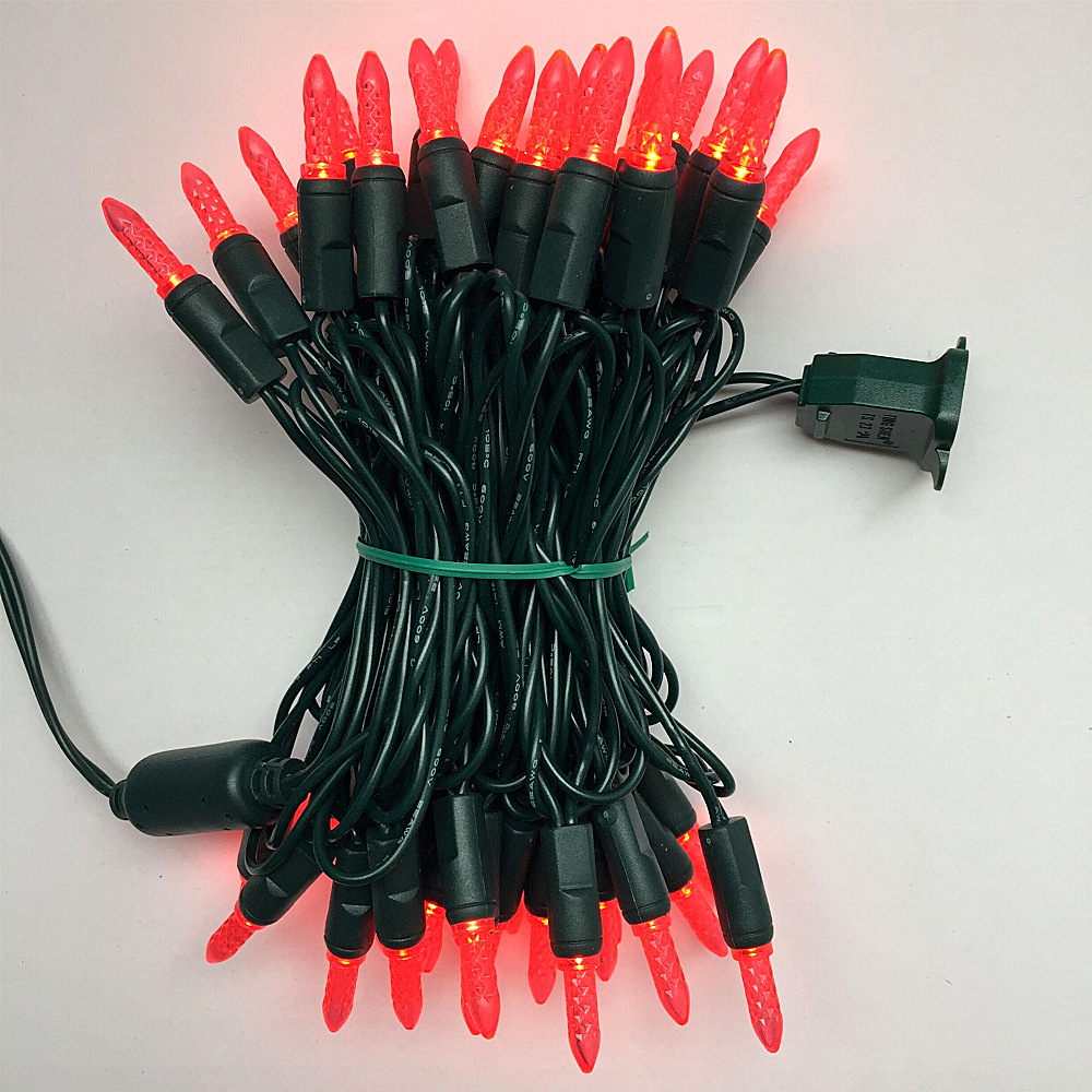 Factory direct ice cube injection-molded festival light strings, outdoor waterproof Christmas decorative tree lights, decorative lights, garden lights, and colored lights Application Scenario