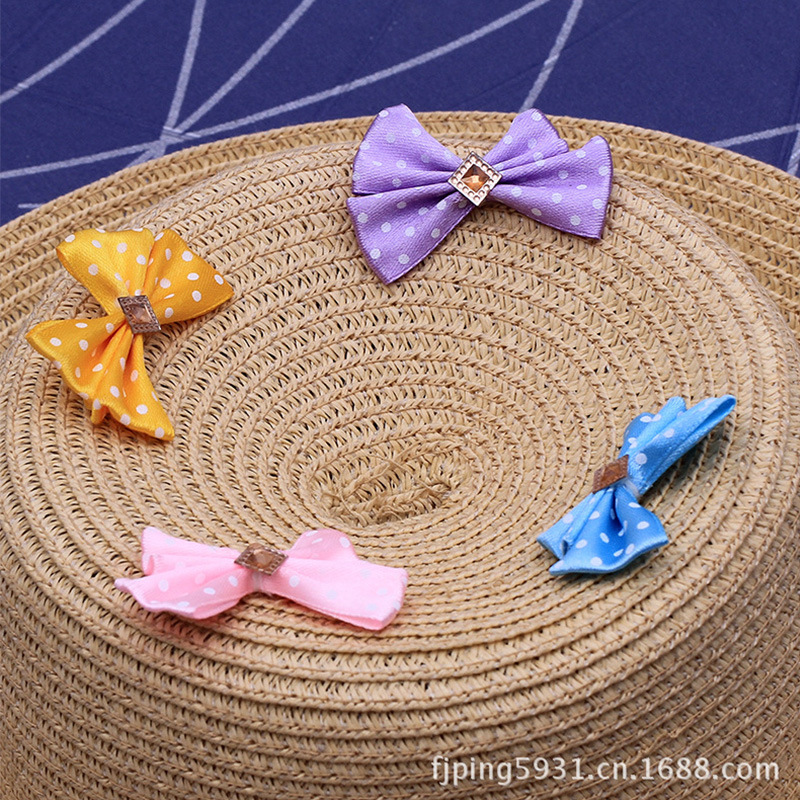 Color Printed Ribbon Diy Handmade Jewelry Braid Raw Materials Irregular Color Bows Printed Polyester Ribbon Application Scenario
