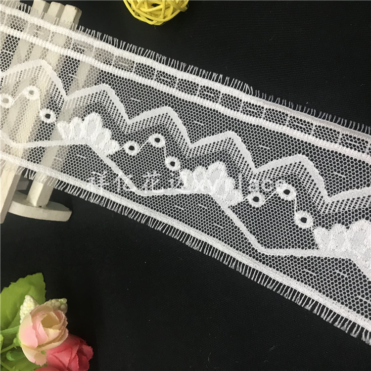 Manufacturer lace, eyelash, lace fabric, elastic lace, bra, underwear accessories, water-soluble embroidery