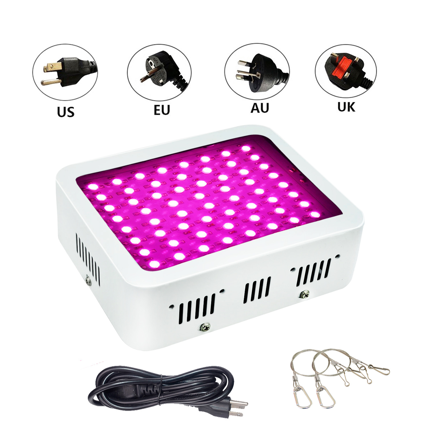 600W and 1000W plant growth lamps for foreign trade, dual-chip full-spectrum led greenhouse planting supplementary lighting Specification image