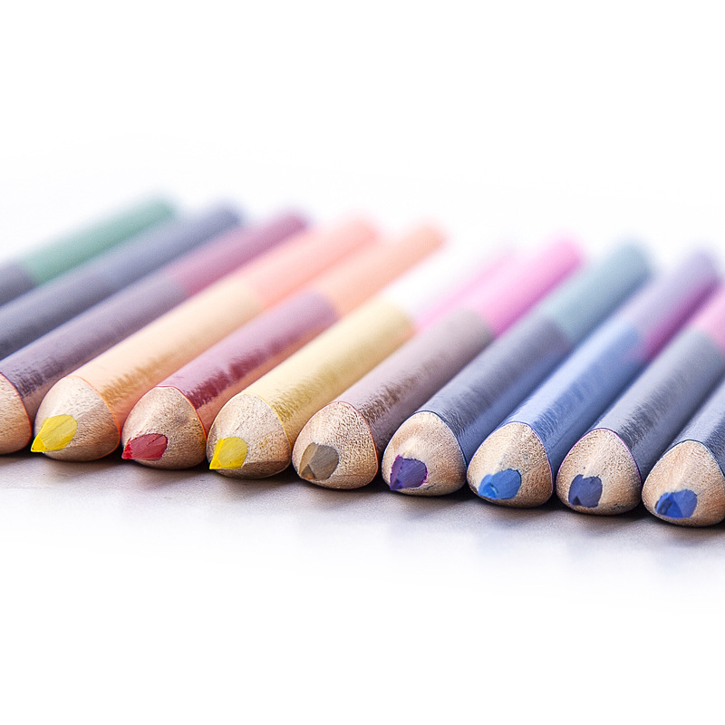 双头双色彩铅/彩色铅笔/三角铅笔产品图