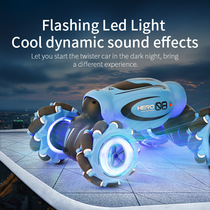 Children's toys gesture sensing torsion car Lateral RC remote control car deformation double stunt car Off-road drift car