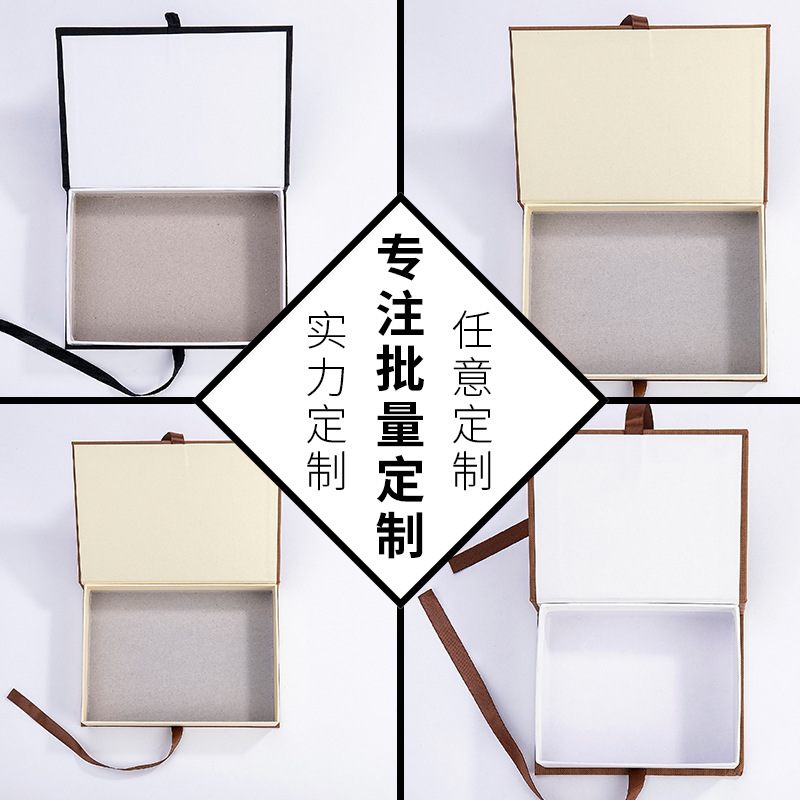 Factory wholesale fire paint wax seal gift box, empty box set, creative flip cover gift box, no blister, customizable logo details Picture