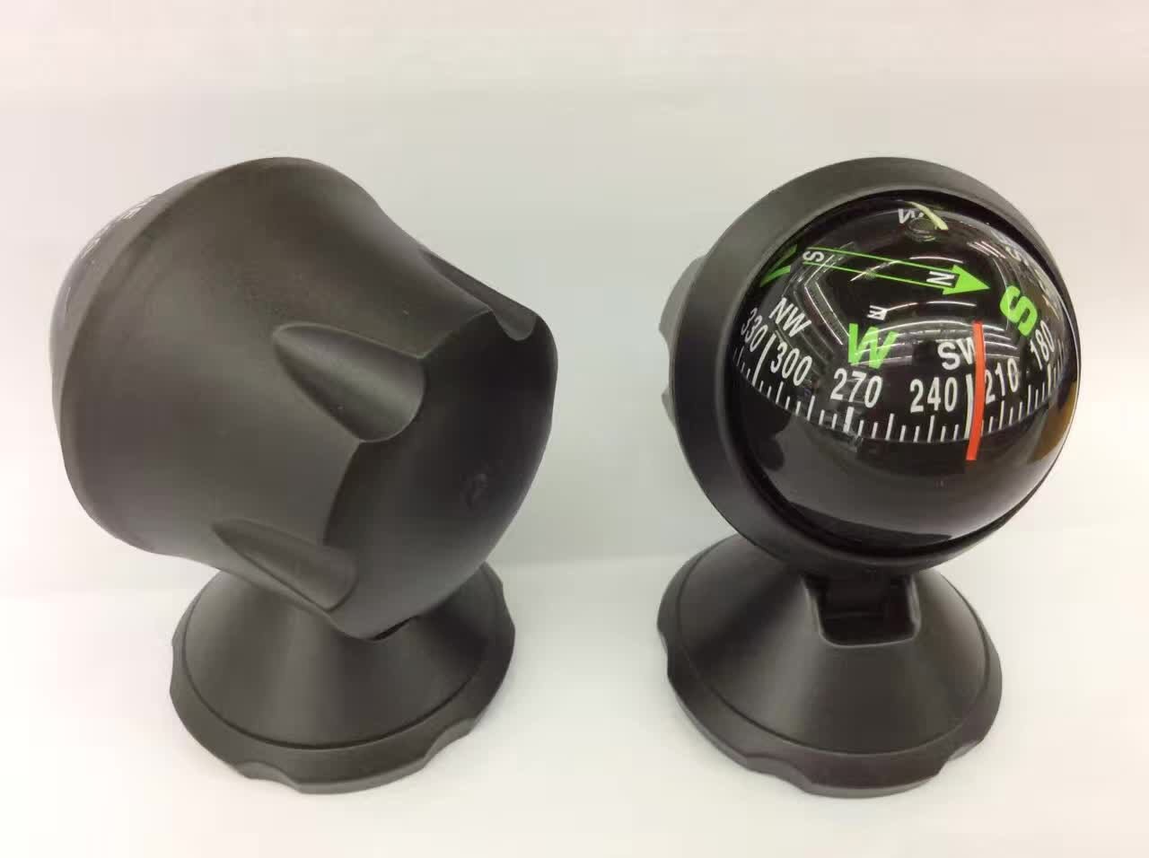 Factory direct sales of LC550-1 plastic car compass adjustable interior direction ball decorative items Specification image