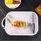 塑料砧板家用厨房切菜板宝宝辅食板切肉切菜水果案板带刻度带凹槽图