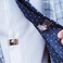 磁吸领带夹 防皱无痕衬衣磁吸扣防飘甩隐形门襟固定扣磁铁领带夹图