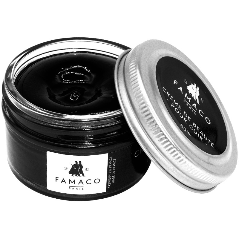法国进口FAMACO鞋油黑色白色真皮保养油棕色皮鞋油无色通用详情图5