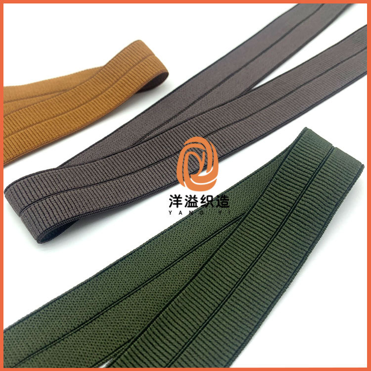 2Cm Thread Elastic Binding Nylon Nylon Down Jacket Cuff Elastic Piping Tank Elastic Band details Picture