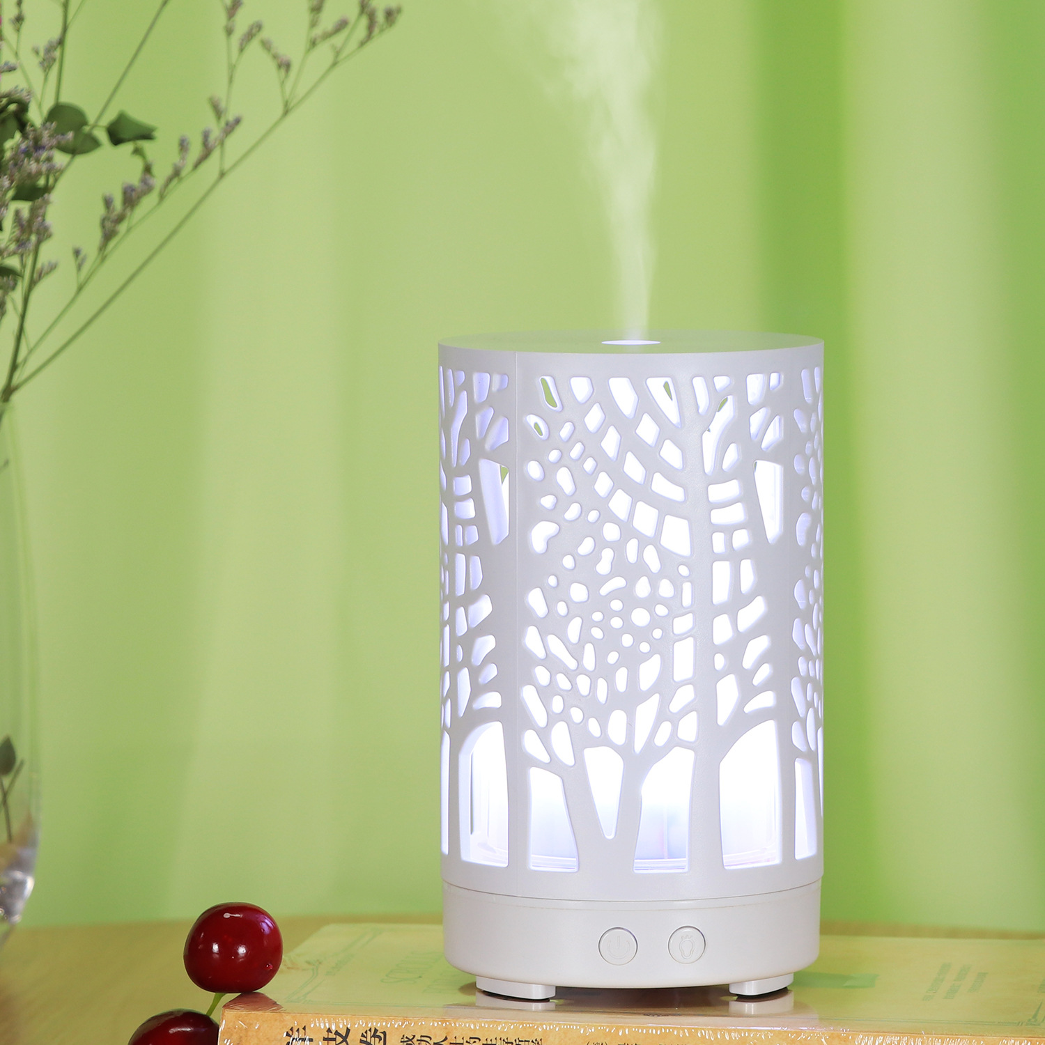 200ml creative new wood grain aromatherapy machine Home office bedroom desktop diffuser humidifier Application Scenario