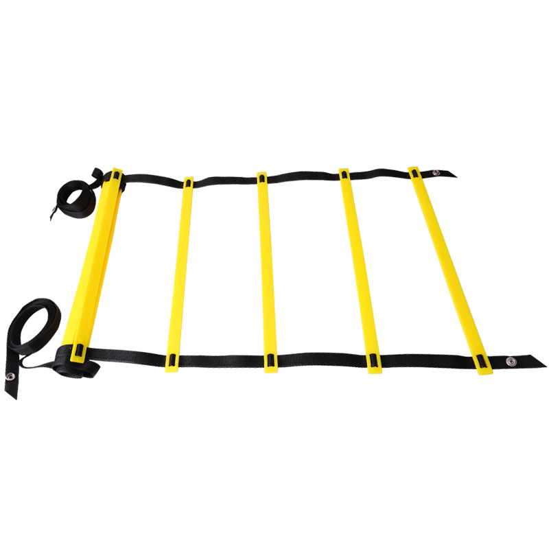 Football training, agility ladder, soft ladder, rope ladder, agility ladder, physical training, basketball training equipment with connecting buckles