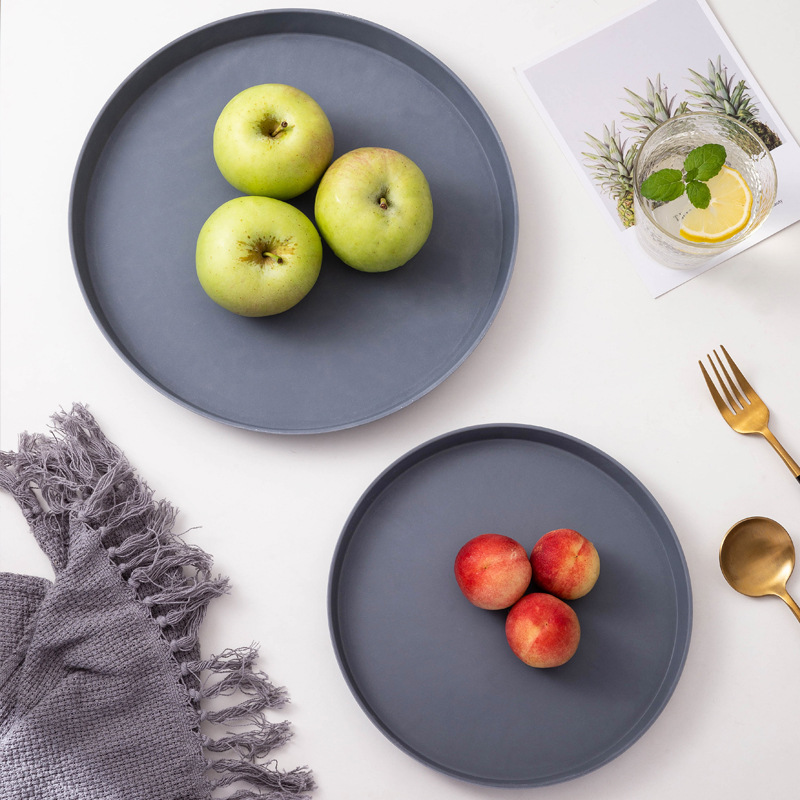 白色盘子/密胺餐具/餐盘设计/盘子/不锈钢盘子产品图