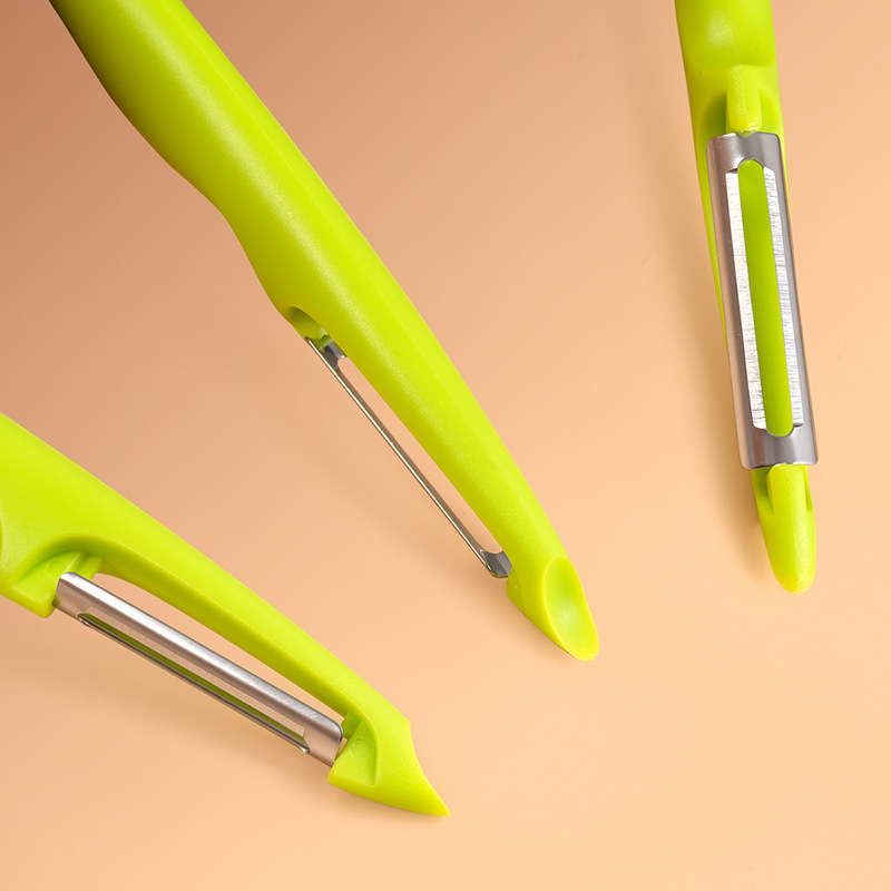 Stainless Steel 2-In-1 Paring Knife Peeler Peeler Home Kitchen Fruit And Vegetable Planer Multi-Color Option Specification drawing