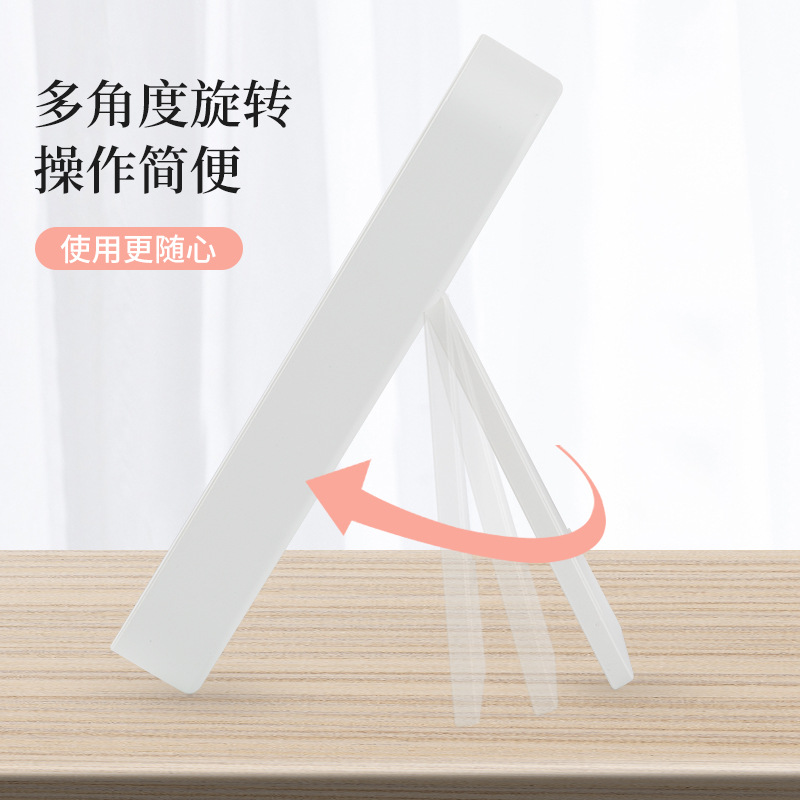 Led Desktop Makeup Mirror Desktop Folding Makeup Mirror With Light Fill Light Desktop Makeup Mirror Student Mirror Application Scenario