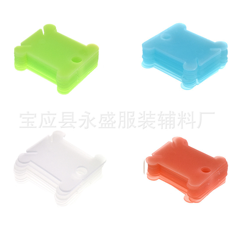 Nueva llegada color punto de cruz cuatro colores wrap board 100pcs/wrap herramientas de acabado wrap board fabricantes wholesale details Picture