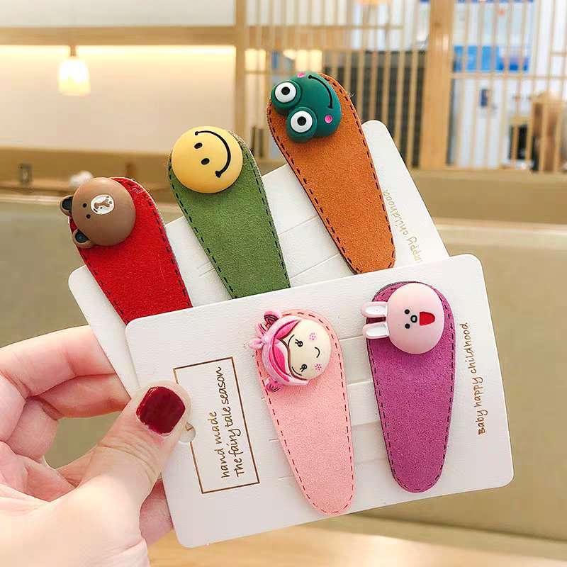 Tienda de piso cute fruit hairpin top clip cute girl flequilla clip simple niños clip de peinado tocados Specification image