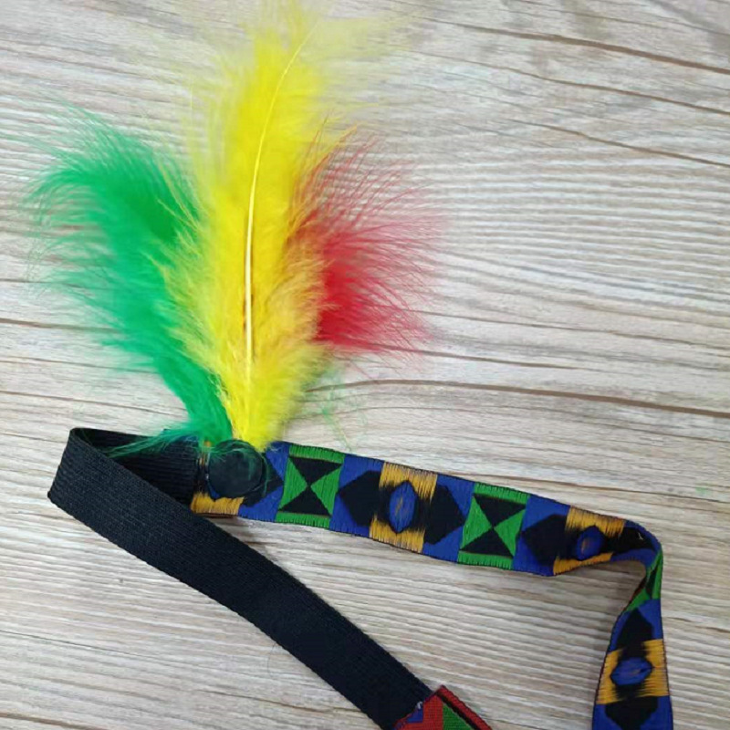 Feather Headdress Indian Headband Adult Children Festival Stage Performance Runway Decorative Accessories Item Picture