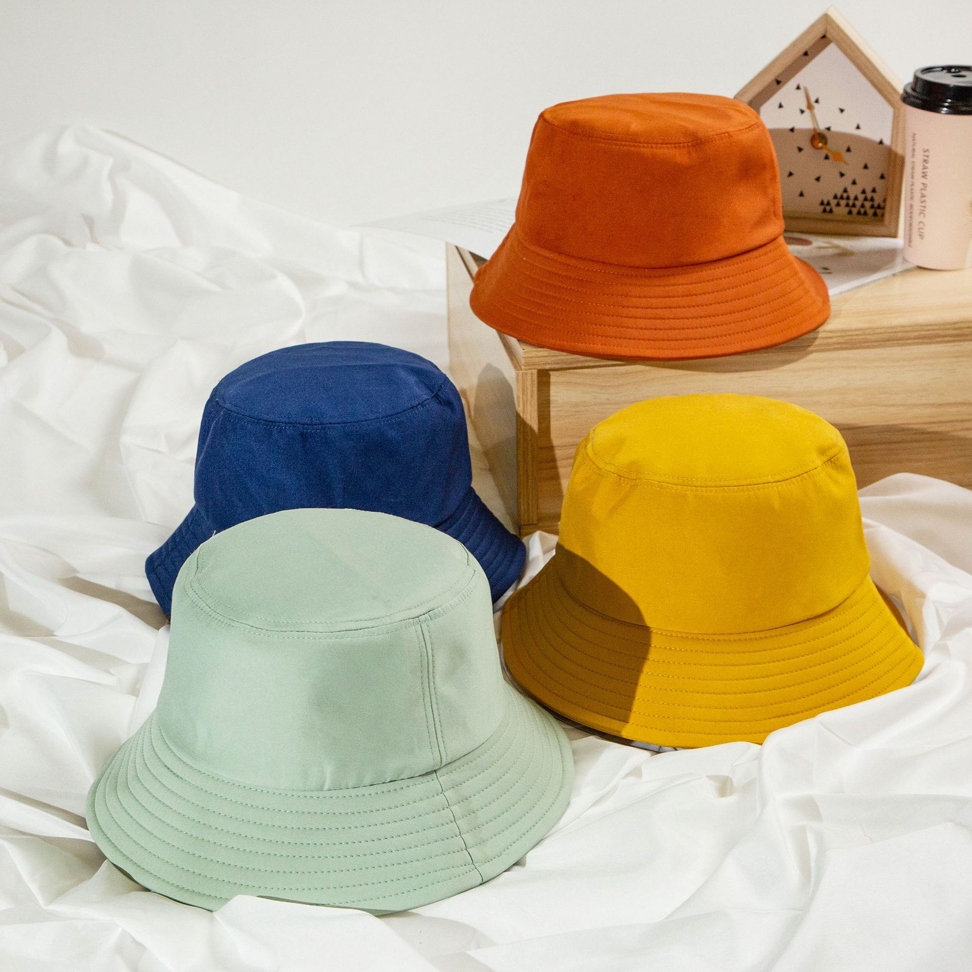 Light plate fisherman hats for men and women, Korean student style, Japanese basin hats, couple style hats, trendy summer sun protection and shade hats Application Scenario