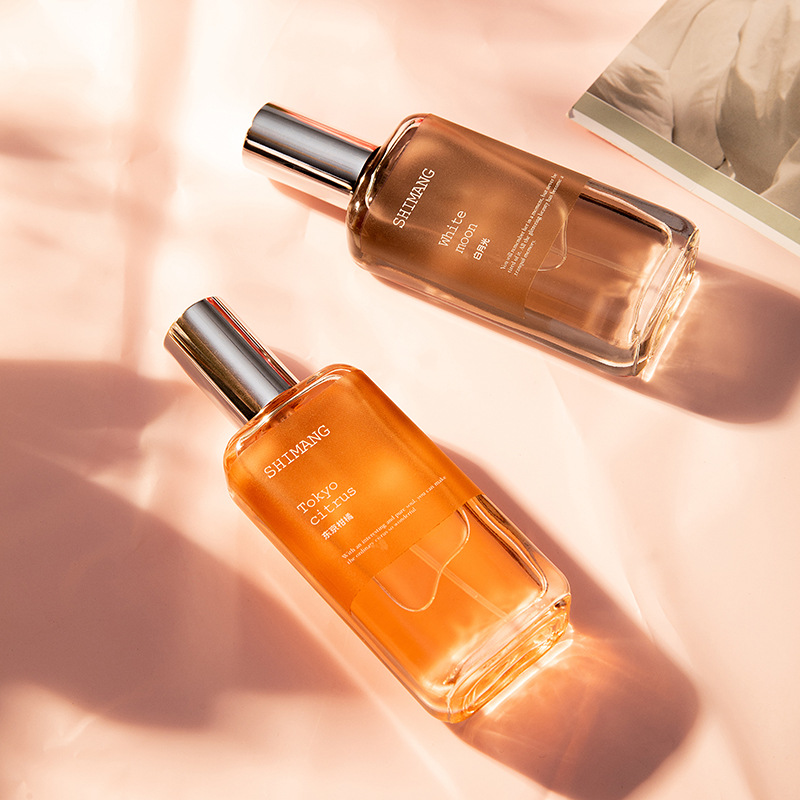 Online Celebrity Live Burst Poetry Mang Men's And Women's Perfume 50Ml Small Flower Fresh Light Fragrant Peach Milk Flavor details Picture