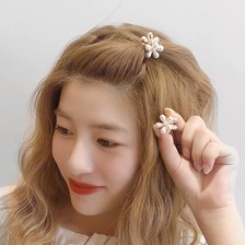 韩国仿珍珠抓夹可爱少女小发夹后脑勺女头饰品刘海夹子网红侧边夹