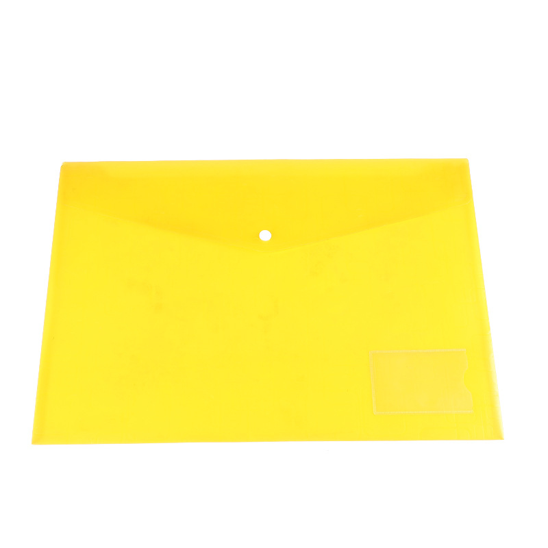 Koni plastic snap A3 file bag, transparent picture magazine collection bag, engineering drawing holder, name-inserting folder 6618 details Picture