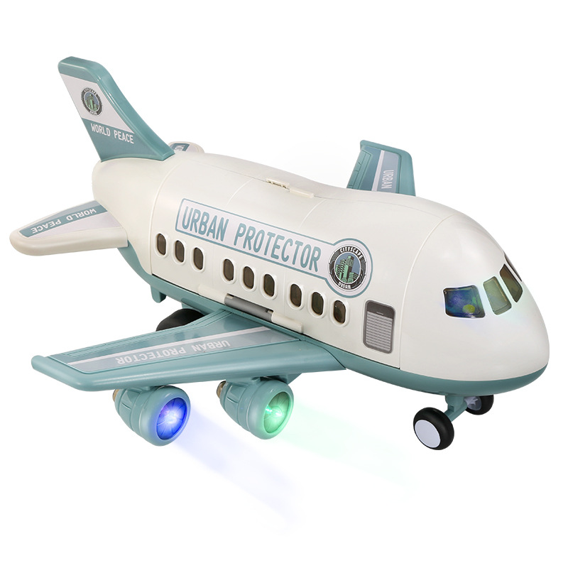 飞机玩具/收纳套装/惯性车模型白底实物图