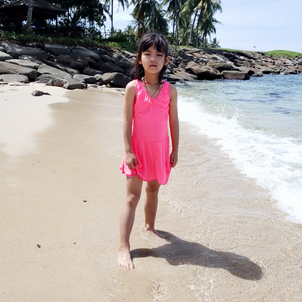 Girls' Swimsuit One-Piece Princess Dress Cute Korean Kids Big Baby Swimsuit Children's Swimsuit Application Scenario