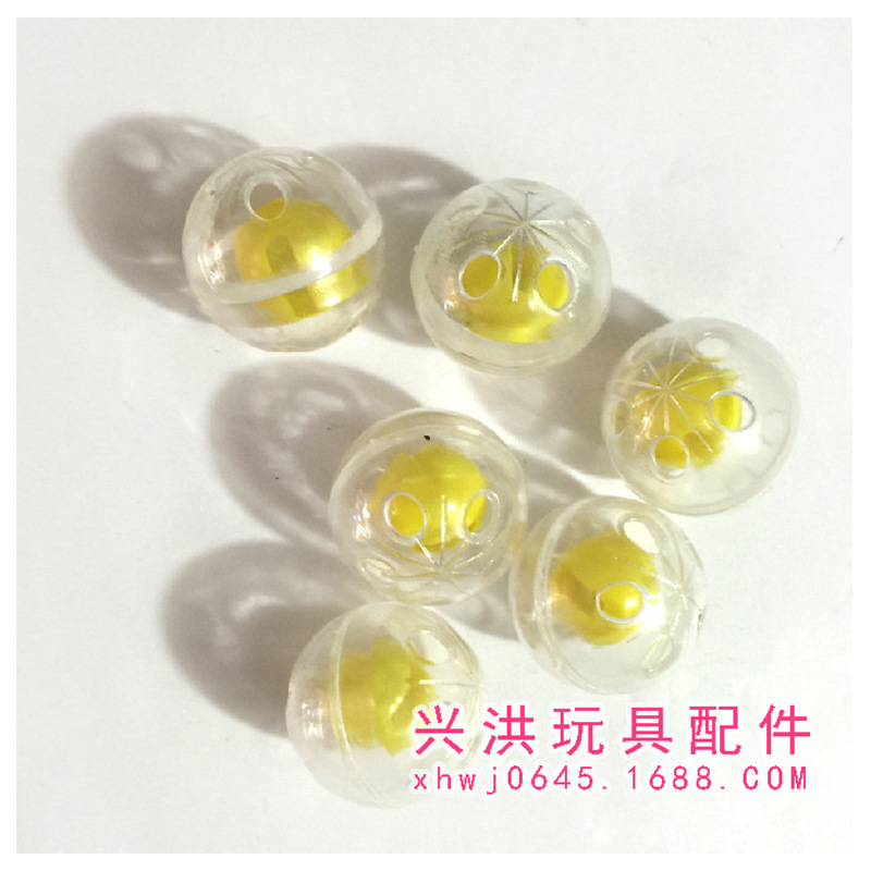 Plush Toy Eyes Nose Accessories 5 Holes Plastic Bell 26Mm Rattle Plastic Bell Ring Ring Ball Application Scenario