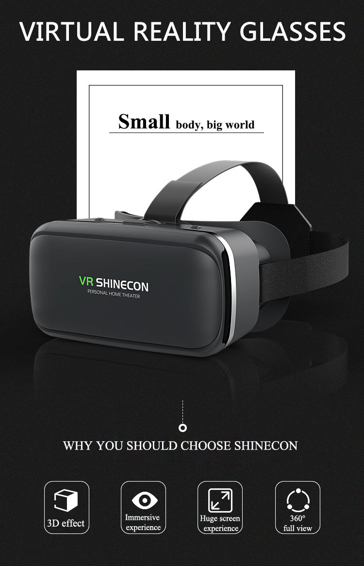 精选VR眼镜手机虚拟现实千幻魔镜G04头戴游戏智能3D数码眼镜 pic 29