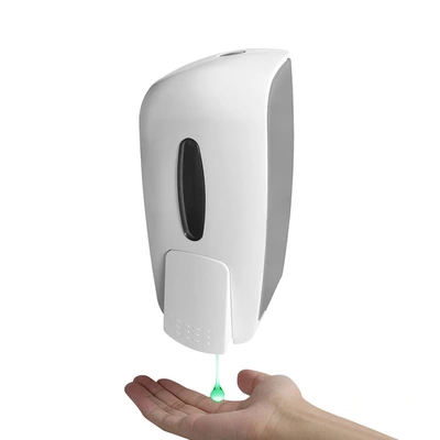 ABS White plastic manual soap dispenser Bathroom wall dispenser Alcohol gel sterilizer thumbnail