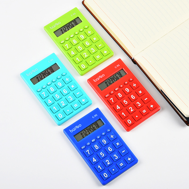 C-9S portable and cute calculator, student arithmetic calculator, office computer in stock for wholesale Specification image