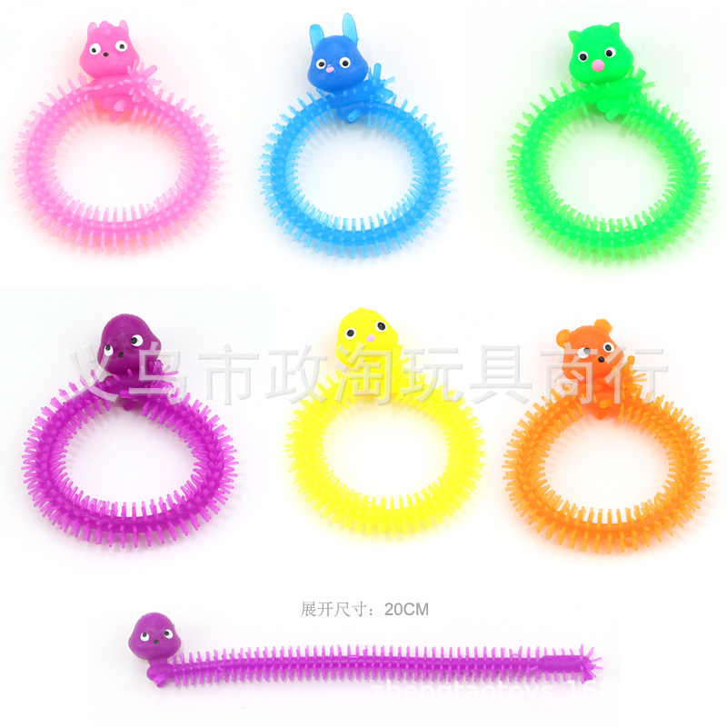 Cute Play Bracelet Animal Modeling Tpr Soft Rubber Bracelet Tension Rope Bracelet Toy Item Picture