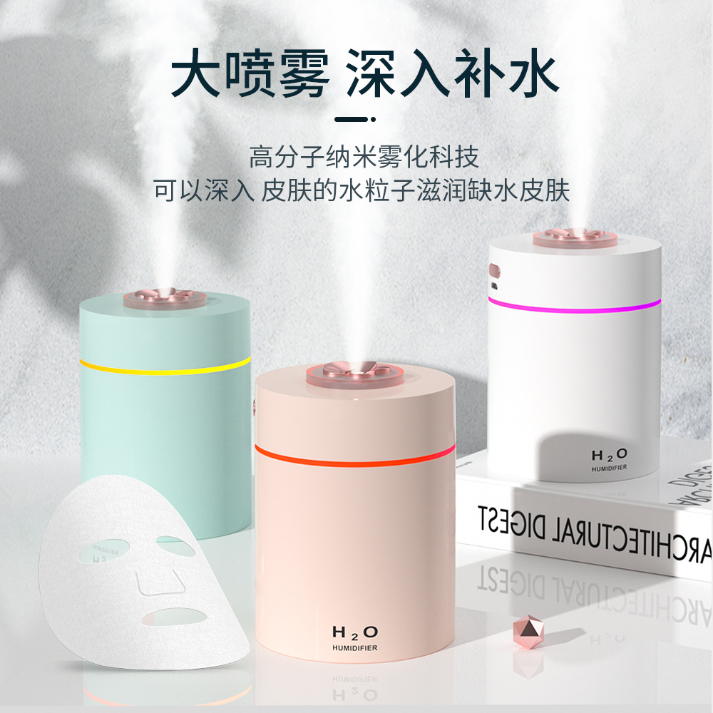 H1 Humidifier USB Home Bedroom Small Fog Volume Office Desktop Mini New Desktop Air Purifier Specification image