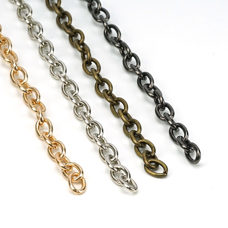 DIY bag chain accessories, O-shaped chain, metal tight chain, crossbody single-shoulder bag chain Specification image