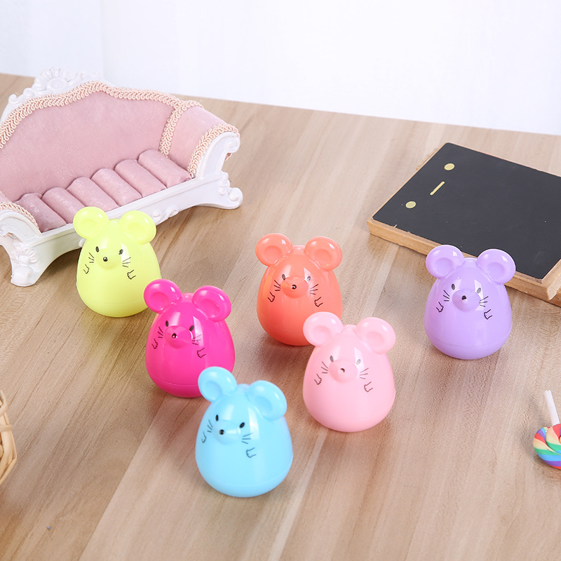 厂家直销保湿滋润无色唇膏女 创意球形学生卡通补水不脱色润唇膏