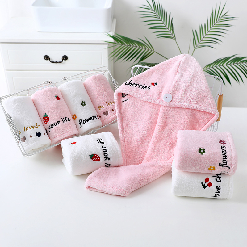 Manufacturers Dry Hair Cap Absorbent Quick Drying Shower Cap Women Lovely Hair Drying Towel Thickened Short And Long Hair Scarf Specification drawing