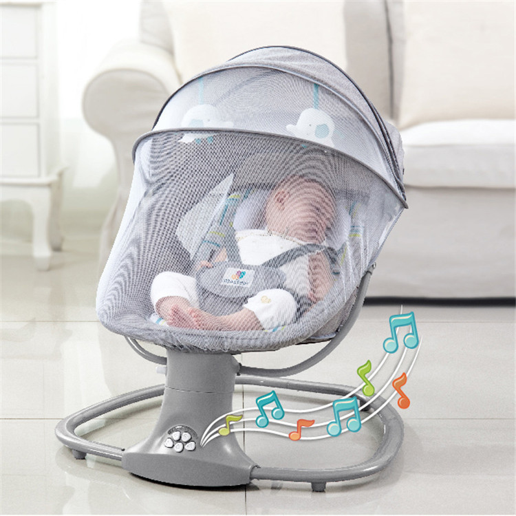 Baby Electric Rocking Chair Baby Sleeping Device Newborn Cradle Bed Child Comfort Chair Recliner 0-3 Years Old Specification drawing