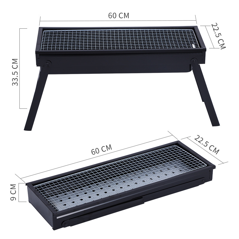 Manufacturers Direct Spot Wholesale Outdoor Bbq Charcoal Portable Barbecue Grill Grill Grill Folding Grill Grill Item Picture