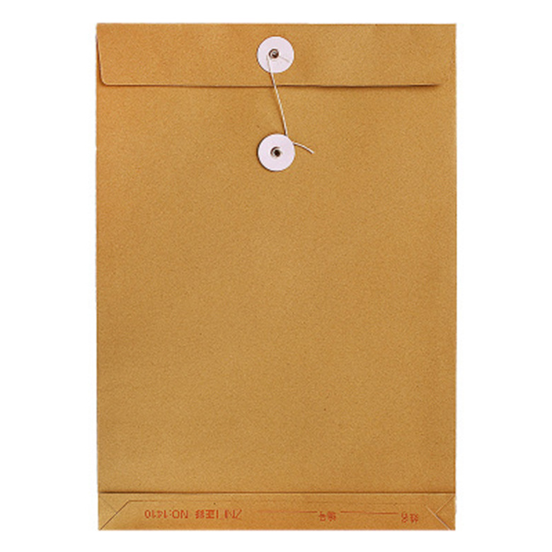 50 thickened A4 kraft paper file bag Paper office tender file bag wholesale printing logo storage kit Specification drawing
