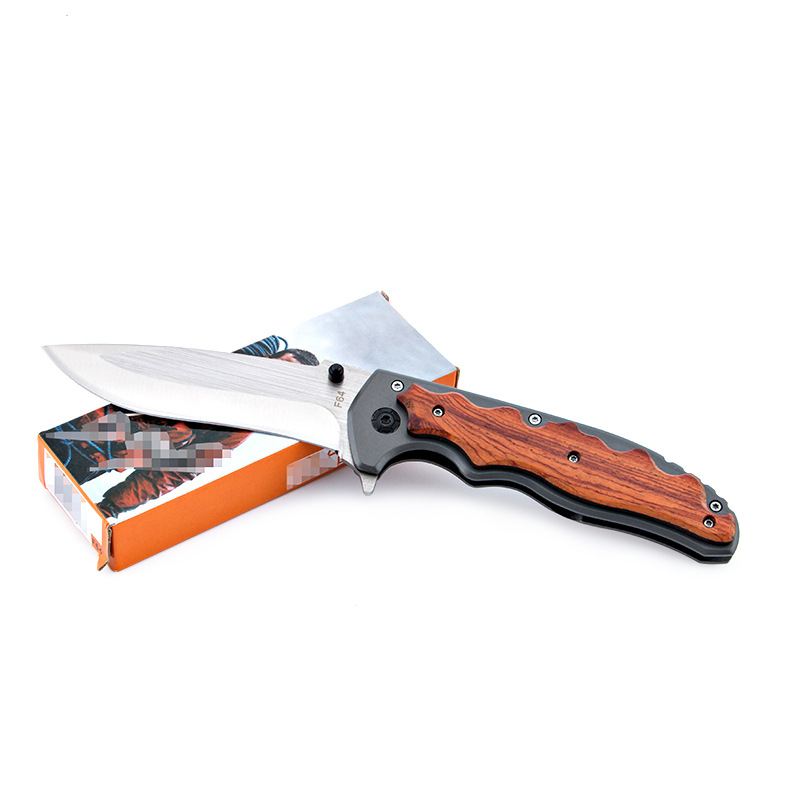 Outdoor folding knife, portable camping survival knife, high-hardness multi-functional small knife, wilderness survival folding knife, self-defense tool details Picture