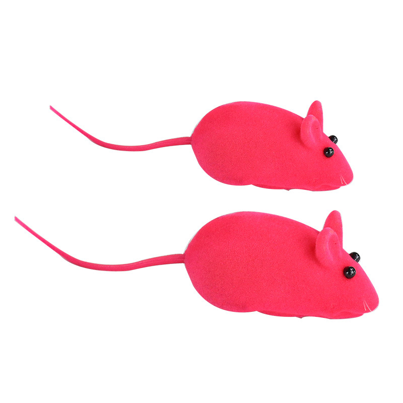 彩色小老鼠玩具 猫咪玩具 发声宠物玩具 仿真老鼠玩具宠物用品详情图5