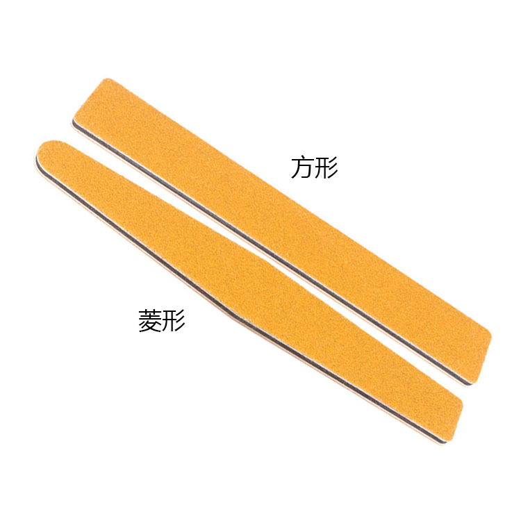 Manufacturer's yellow nail polish strips, washed nail file strips, manicure tools, shanilak Application Scenario
