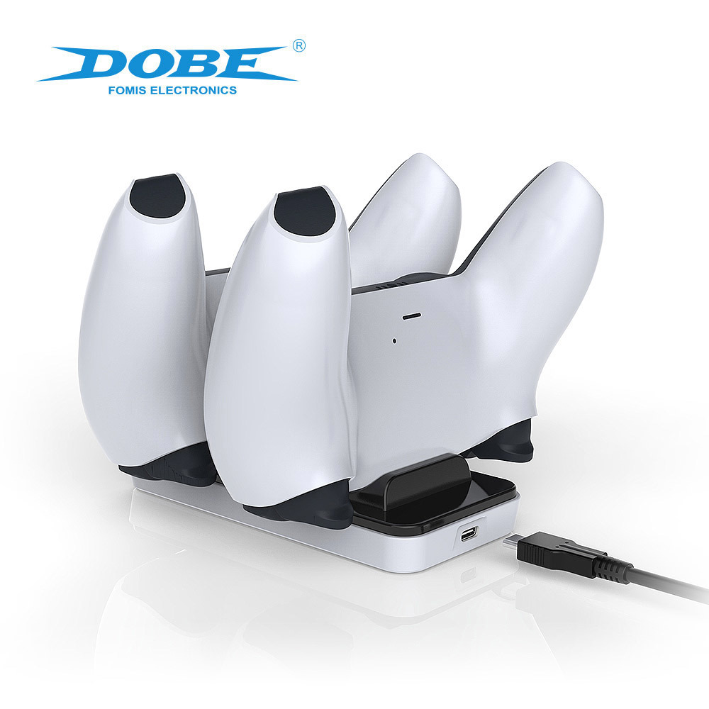 Factory direct sales, cross-border export, high-quality game console accessories, DOBE PS5 controller dock, wireless Bluetooth controller charging base, ps5 game console controller dual charging Specification image