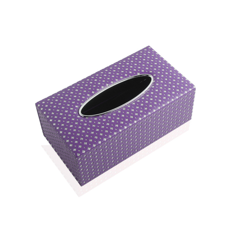 2020 Commercial Hotel Rectangular Bottom Opening Leather Paper Box Home Living Room Car Extraction Tissue Box Specification drawing